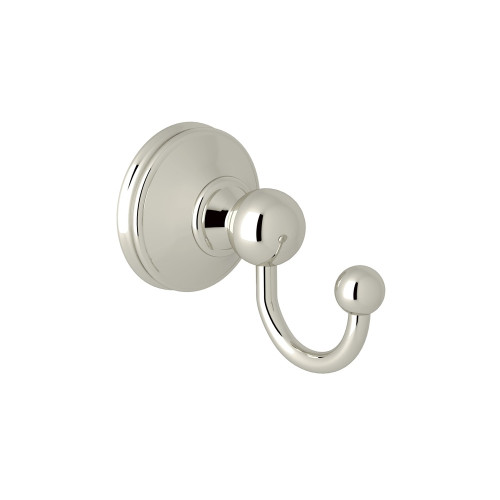Rohl U.6621PN Single Hook Robe Hook in Polished Nickel