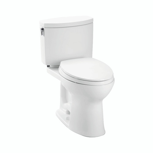 1 GPF Two Piece Elongated Toilet with SanaGloss Ceramic Glaze - Seat Not Included in Cotton