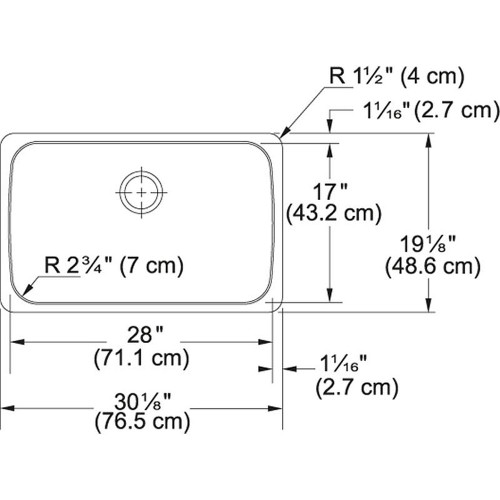 Franke Grande GDX11028 Undermount Kitchen Sink in Stainless Steel