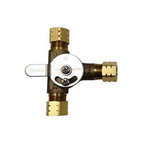 Universal Mixing Valve with 3/8 Inch Connections in Polished Chrome