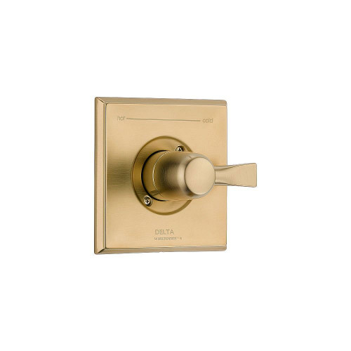 Delta T14051-CZ Single Function Pressure Balanced Less Rough-in in Champagne Bronze