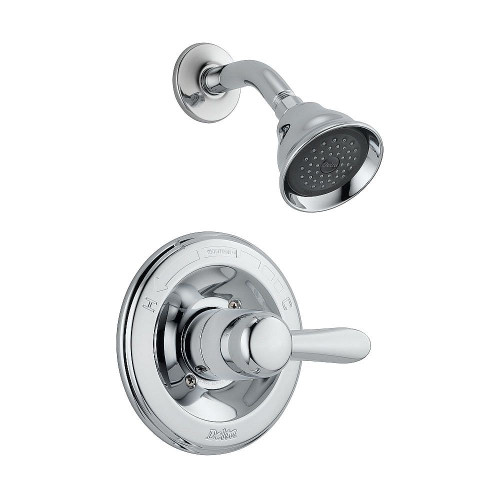 Delta T14238 Shower Trim Single Function Pressure Balanced Less Rough-in in Polished Chrome