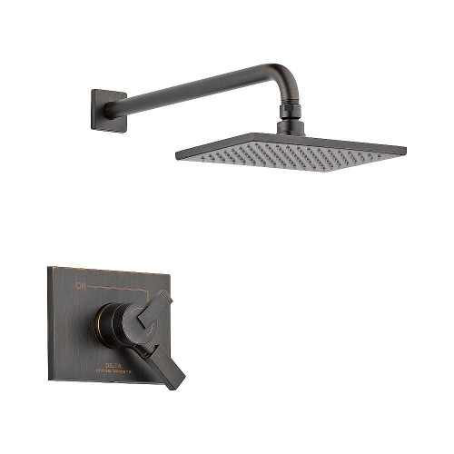 Delta T17253-RB Dual Function Pressure Balanced Shower Trim with Integrated Shower Trim Less Rough-in in Venetian Bronze