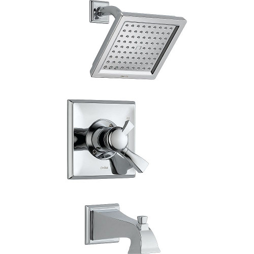 Delta T17451 Dual Function Pressure Balanced Bath and Shower Trim with Internal Volumn Control Less Rough-in in Polished Chrome