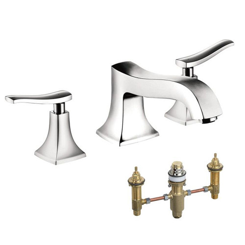 Hansgrohe KT31313-06607CR Metris C 2-Handle Tub Filler with Rough-In in Chrome