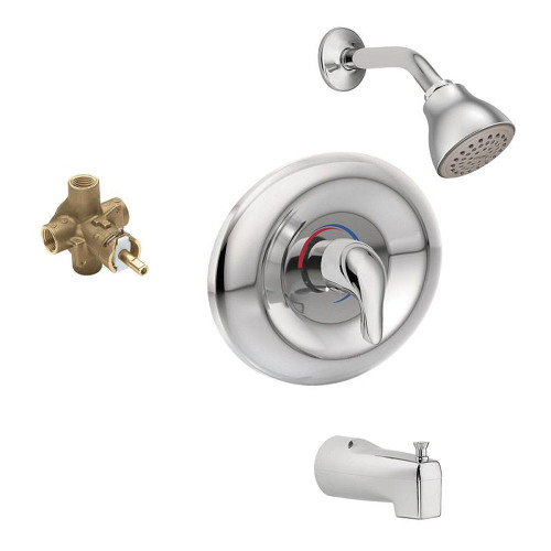 Showerhead and 5 1/2-Inch Spout in Chrome
