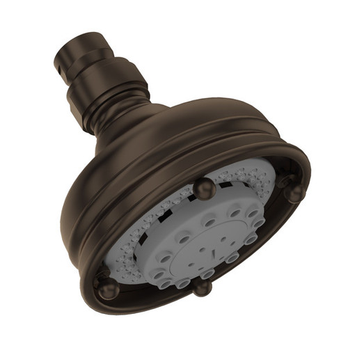Rohl 1085/8TCB 4-in 3-Function Showerhead, Tuscan Brass