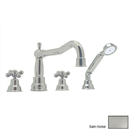 Roman Tub Faucet in Satin Nickel