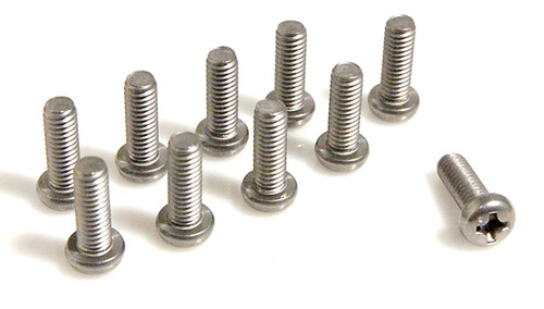 4mm Screw Set (10 Pieces) for Toilet and Urinal 1.0 GPF Flushometers