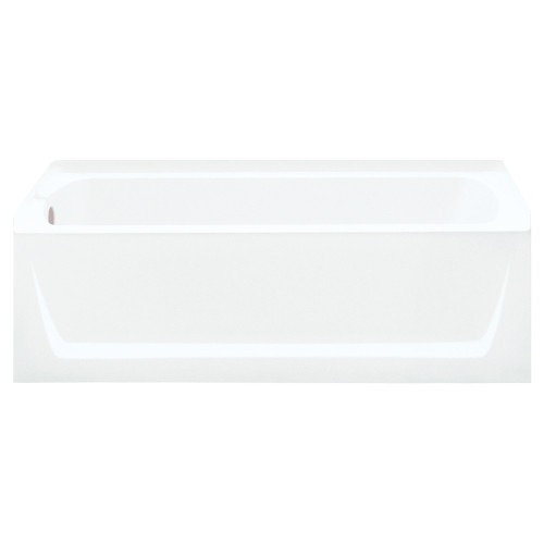 Sterling 71121112-LNR-0 60-in L x 32-in W Rectangular Skirted Bathtub with Left-Hand Drain in White