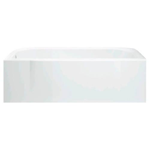 Sterling 71141110-LNR-0 60-in L x 30-in W Rectangular Skirted Bathtub with Left-Hand Drain in White