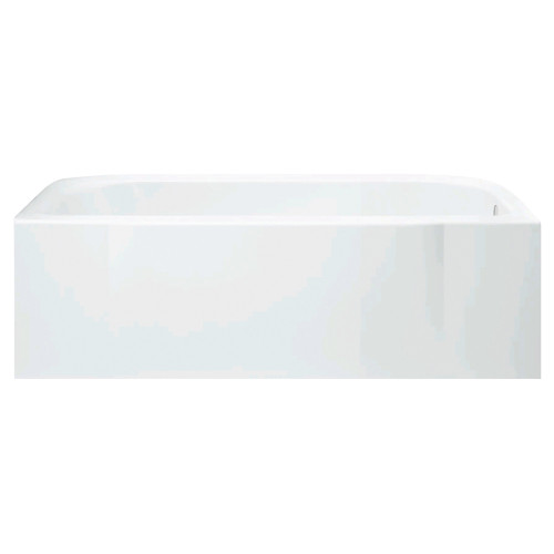 Sterling 71141120-LNR-0 60-in L x 30-in W Rectangular Skirted Bathtub with Right-Hand Drain in White