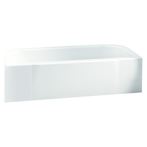 Sterling 71141128-LNR-0 60-in L x 30-in W Rectangular Skirted Bathtub with Right-Hand Drain in White