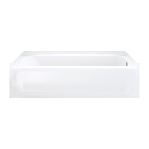 Sterling 71171120-LNR-0 60-in L x 30-in W Rectangular Skirted Bathtub with Right-Hand Drain in White