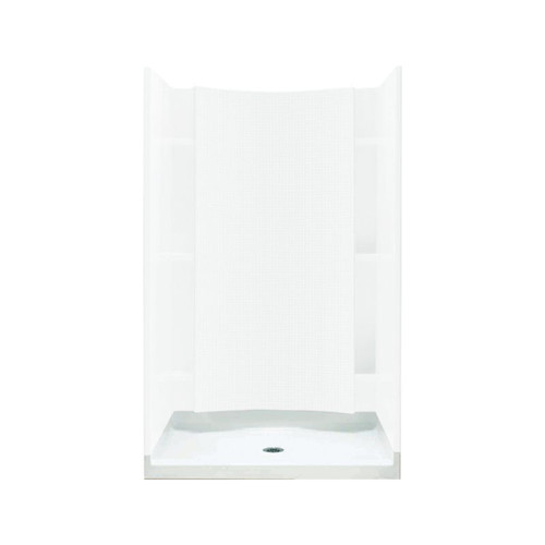 Sterling 72241100-0 Shower Base 36-in L x 36-in W with Center Drain in White