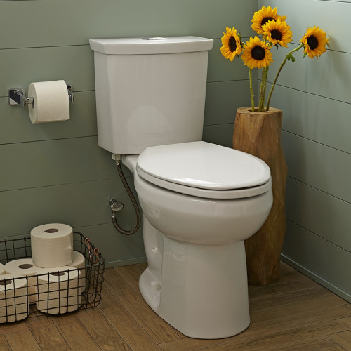 Dual Flush 0.92/1.28 gpf Elongated Right Height Two-Piece Toilet with 12-in Rough-In in White