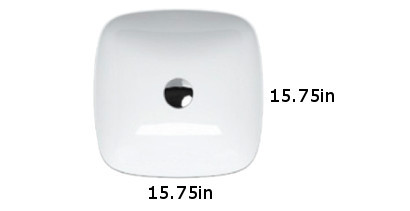 Lux 40 Washbasin in Satin Light Blue