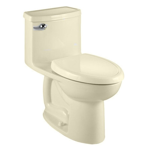 Compact Flowise 1-Piece 1.28 Gpf Single Flush Elongated Toilet, in Bone