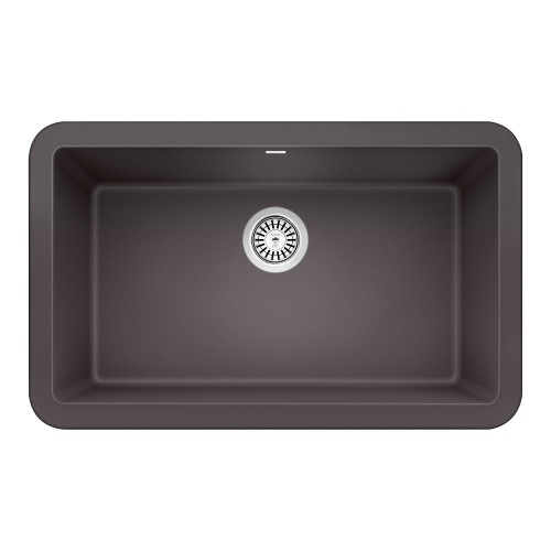19-in x 30-in Granite 10-in Deep Kitchen Sink, in Cinder