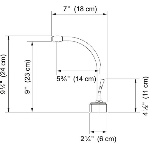 Logik Cold Water Faucet In Satin Nickel