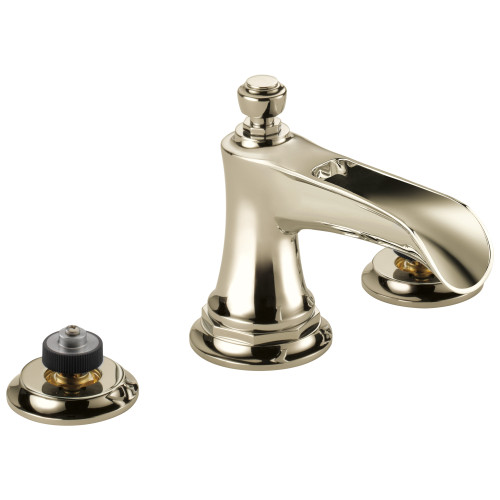 Brizo 65361LF-PNLHP-ECO Widespread Lavatory Faucet Less Handles in Polished Nickel Finish, 1.2gpm Flow Rate