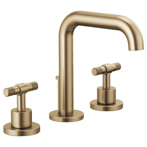 Brizo 65335LF-GLLHP Widespread Lavatory Faucet Less Handles in Luxe Gold Finish, 1.5gpm Flow Rate