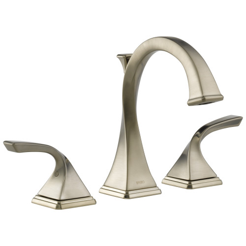 Brizo 65330LF-BN-ECO Virage Widespread Lavatory Faucet in Brushed Nickel Finish, 1.2gpm Flow Rate