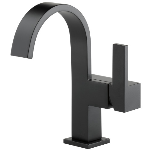 Brizo 65080LF-BL-ECO Siderna Single Handle Lavatory Faucet in Matte Black Finish, 1.2gpm Flow Rate