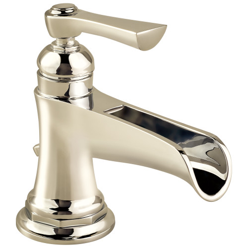 Brizo 65061LF-PN-ECO Single Handle Single Hole Lavatory Faucet in Polished Nickel Finish, 1.2gpm Flow Rate