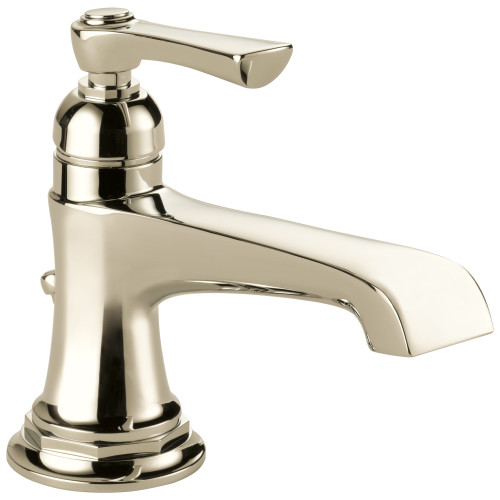Brizo 65060LF-PN-ECO Single Handle Single Hole Lavatory Faucet in Polished Nickel Finish, 1.2gpm Flow Rate