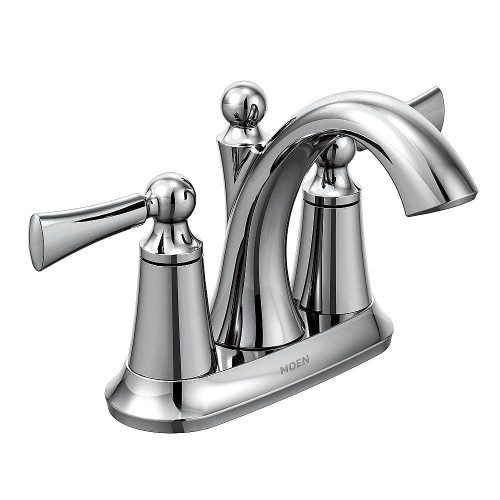 Moen 4505 Chrome Two-Handle Bathroom Faucet
