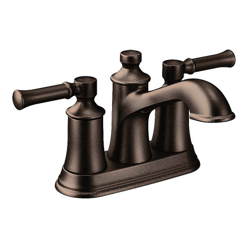 Moen 6802ORB Oil Rubbed Bronze Two-Handle Bathroom Faucet
