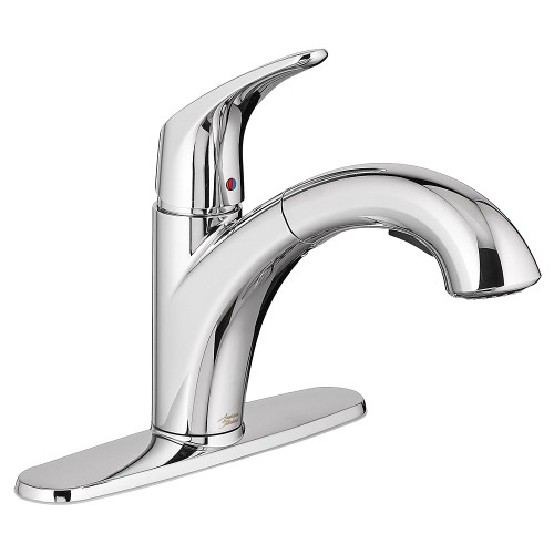 Colony Pro 1-Handle Kitchen Faucet with Pull-Out Spray in Polished Chrome