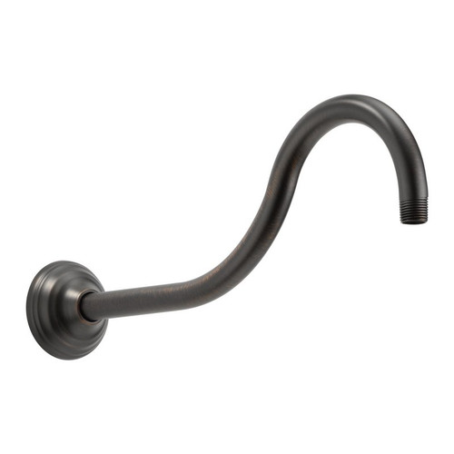 16in Shower Arm and Flange in Venetian Bronze