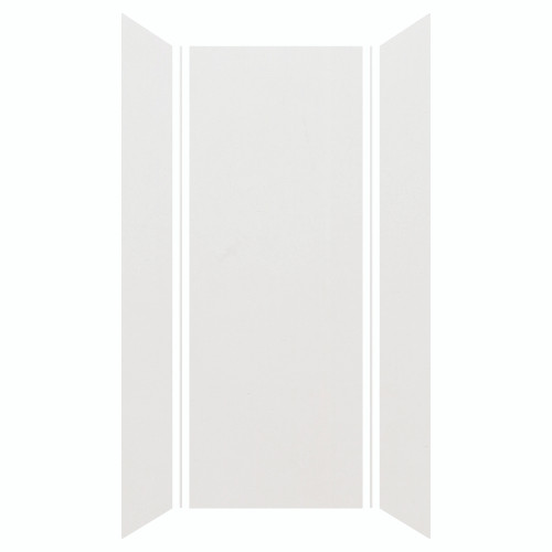 Transolid EWK363696-39 Expressions 36" X 36" X 96" 3-Piece Shower Wall Trimmable Kit, In Grey