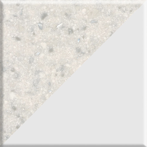 49-in X 22-in Cultured Marble Vanity Top with single white bowl for 4" Centerset Faucet, In Frost