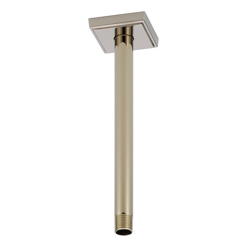 Brizo RP70765PN 10in Ceiling Mounted Shower Arm and Flange in Polished Nickel