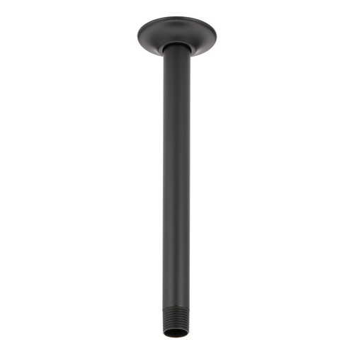 Brizo RP48986BL 10in Ceiling Mounted Shower Arm and Flange in Matte Black