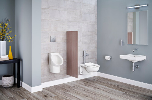 0.5 GPM Wall-Mount Proximity Faucet with Base Model in Polished Chrome