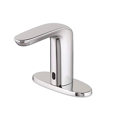 0.35 GPM Battery Powered Bathroom Faucet in Polished Chrome