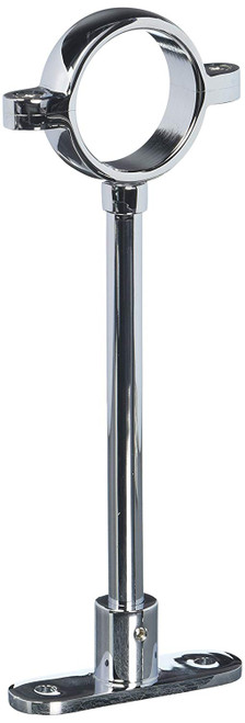 6.5" Split Pipe Support for Flush Valve in Polished Chrome