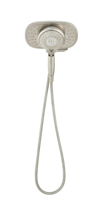 1.8 GPM Duo 4-Function 2-in-1 Shower Head in Brushed Nickel