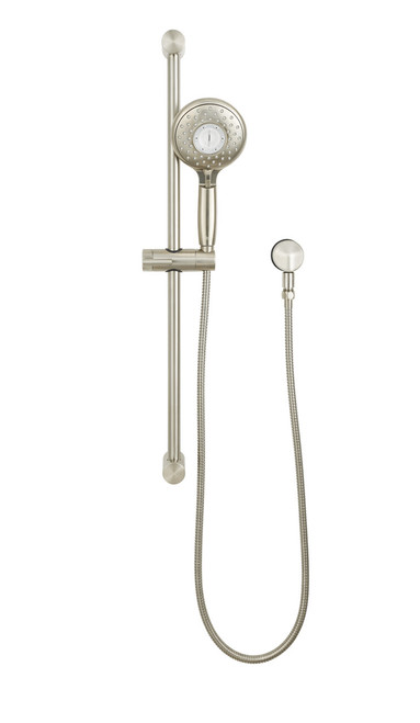 1.8 GPM Handheld Shower Slide Bar Kit in Brushed Nickel