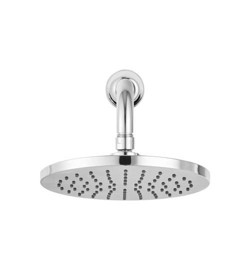 2.5 GPM Single Function Rain Shower Head in Polished Chrome