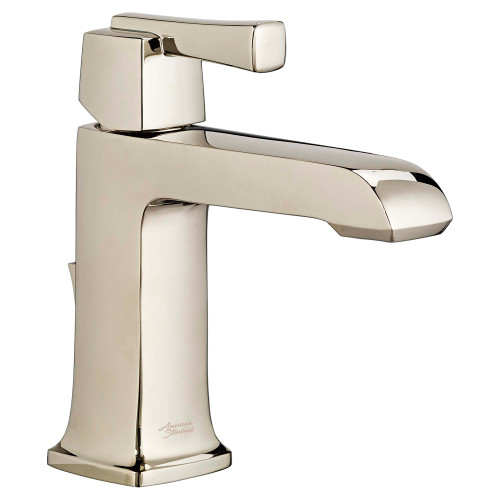 Single Hole Bathroom Faucet with Speed Connect Technology Drain in Polished Nickel