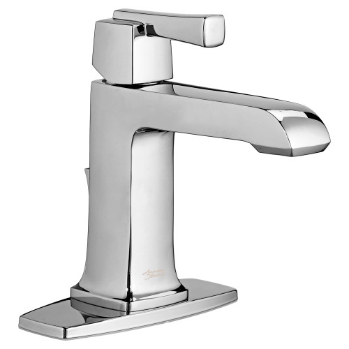 Single Hole Bathroom Faucet with Speed Connect Technology Drain in Polished Chrome