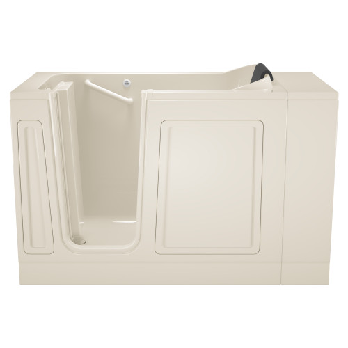 28-in. x 48-in. Walk-In Soaking Bathtub with Left-Hand Drain in Linen