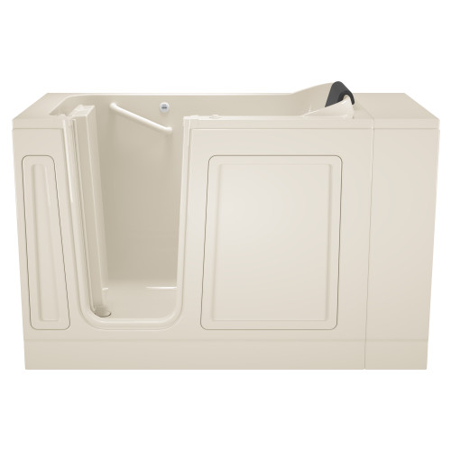 28-in. x 48-in. Walk-In Whirlpool Massage Bathtub with Left-Hand Drain in Linen