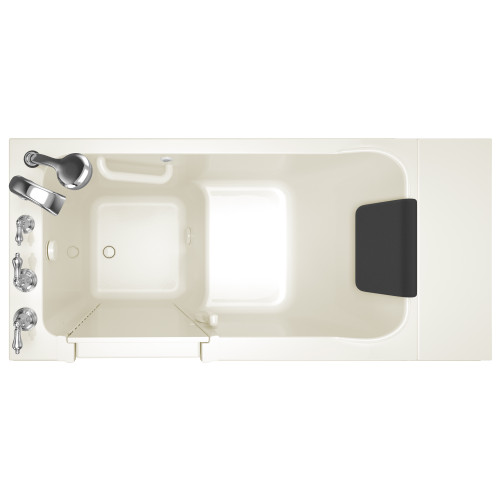 American Standard 2848.119.SLL 28-in. x 48-in. Walk-In Soaking Bathtub with Left-Hand Drain and Tub Faucet in Linen