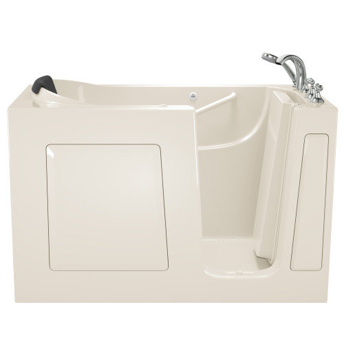 American Standard 3060.109.ARL 30-in. x 60-in. Walk-In Air Spa Bathtub with Right-Hand Drain and Tub Faucet in Linen